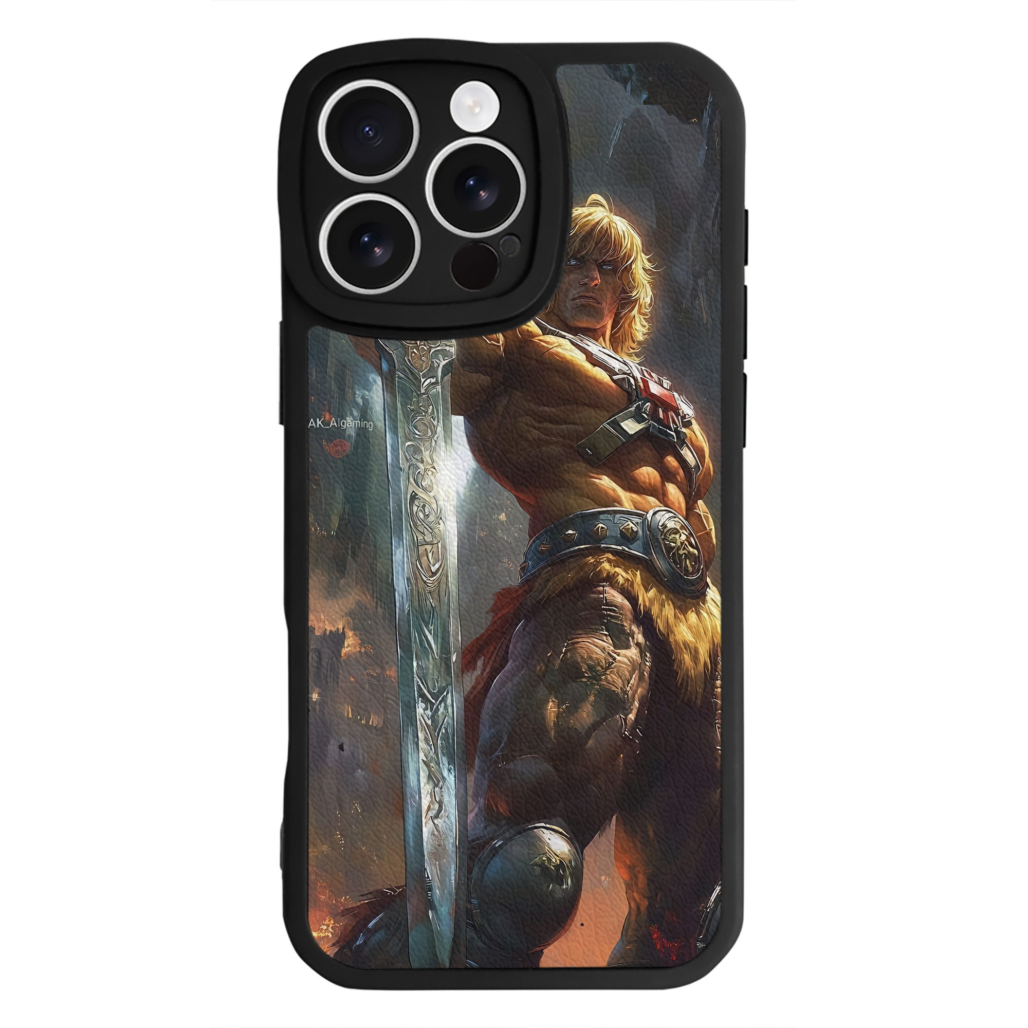 （画像用） 北斗の拳 Fist of the North Star 【iPhone 16シリーズ対応】シリコンスマホケース（レザー調） 材質：シリコン